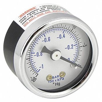 BALDWIN FILTERS Vacuum Gauge Gauge VG1325, 4ZGH6