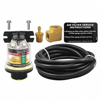 BALDWIN FILTERS Air Filter Restriction Gauge, 4ZGN1