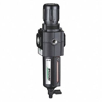 SPEEDAIRE Filt-Reg 1/2 NPT 120 cfm 40 micron, 4ZK90
