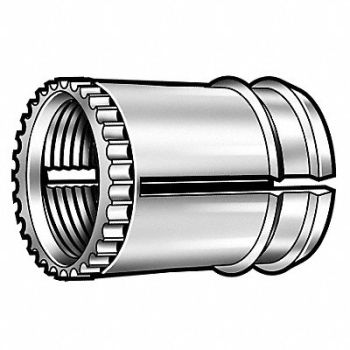 E-Z LOK Finsert Brass PK50, 4ZU50