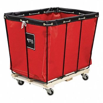 ROYAL BASKET TRUCKS Knock Down Truck 10 bu red vinyl, 8ARC5