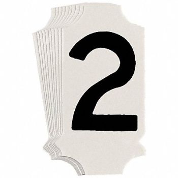 BRADY Numbers and Letters Labels PK 10, 800N01