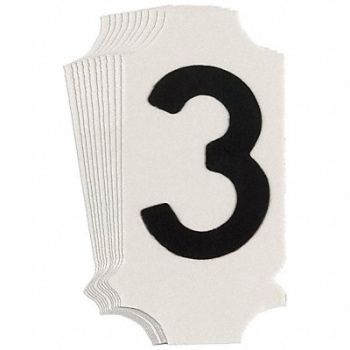 BRADY Numbers and Letters Labels PK 10, 800N02