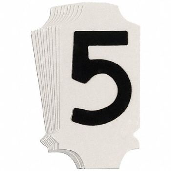 BRADY Numbers and Letters Labels PK 10, 800N04