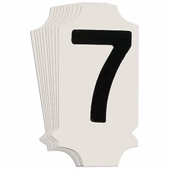 BRADY Numbers and Letters Labels PK 10, 800N06