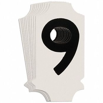 BRADY Numbers and Letters Labels PK 10, 800N08