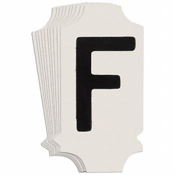 BRADY Numbers and Letters Labels PK 10, 800N15