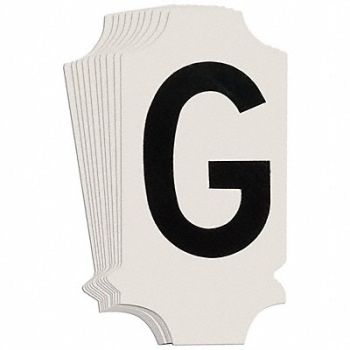 BRADY Numbers and Letters Labels PK 10, 800N16