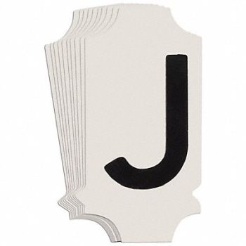 BRADY Numbers and Letters Labels PK 10, 800N19