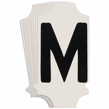 BRADY Numbers and Letters Labels PK 10, 800N22