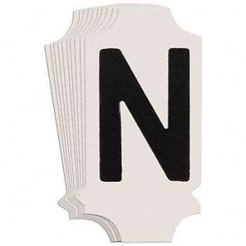 BRADY Numbers and Letters Labels PK 10, 800N23