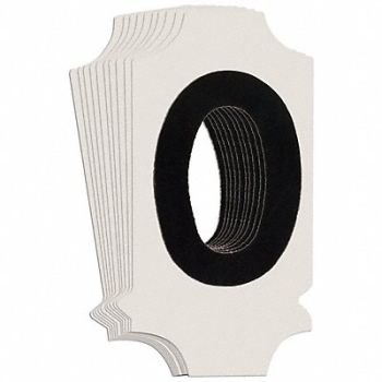 BRADY Numbers and Letters Labels PK 10, 800N24