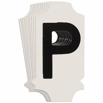 BRADY Numbers and Letters Labels PK 10, 800N25