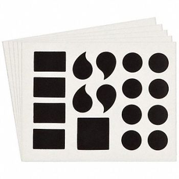 BRADY Numbers and Letters Labels PK 10, 800N26