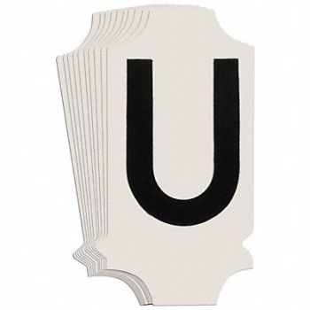 BRADY Numbers and Letters Labels PK 10, 800N31