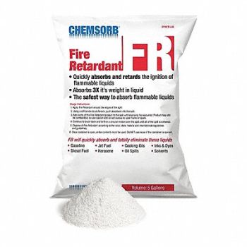 CHEMSORB Flammable Liquid Absorbent 5Gal Bag, 503Y82