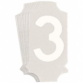 BRADY Numbers and Letters Labels PK 10, 800N39