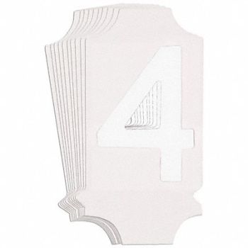 BRADY Numbers and Letters Labels PK 10, 800N40