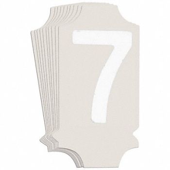 BRADY Numbers and Letters Labels PK 10, 800N43