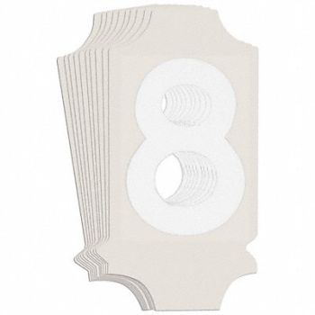 BRADY Numbers and Letters Labels PK 10, 800N44