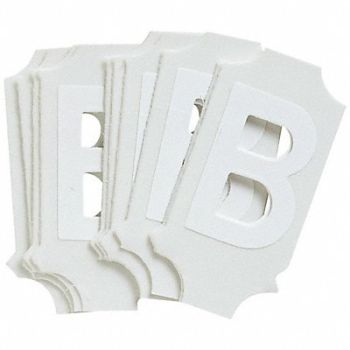 BRADY Numbers and Letters Labels PK 10, 800N47