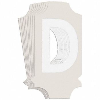 BRADY Numbers and Letters Labels PK 10, 800N48
