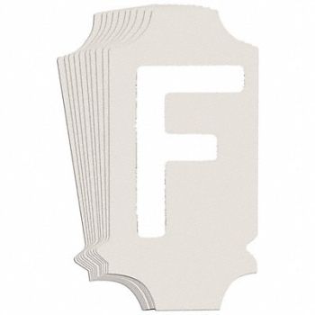 BRADY Numbers and Letters Labels PK 10, 800N50