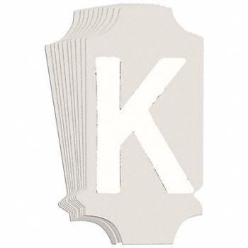 BRADY Numbers and Letters Labels PK 10, 800N54