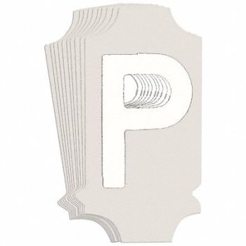 BRADY Numbers and Letters Labels PK 10, 800N58