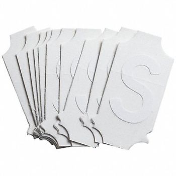 BRADY Numbers and Letters Labels PK 10, 800N61