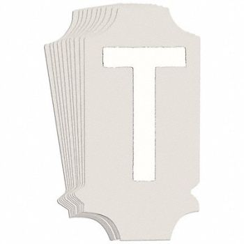 BRADY Numbers and Letters Labels PK 10, 800N62