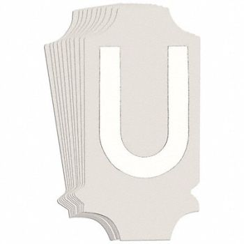BRADY Numbers and Letters Labels PK 10, 800N63