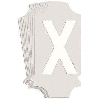 BRADY Numbers and Letters Labels PK 10, 800N65