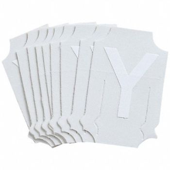 BRADY Numbers and Letters Labels PK 10, 800N66