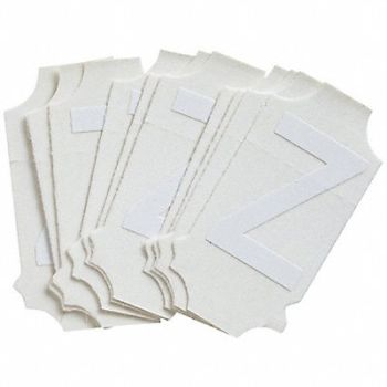BRADY Numbers and Letters Labels PK 10, 800N67