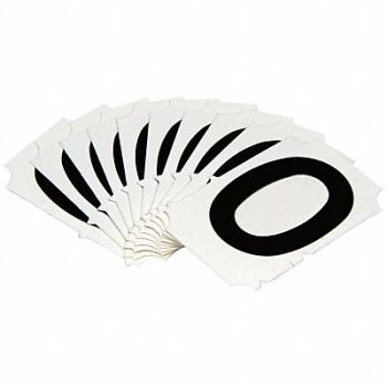 BRADY Numbers and Letters Labels PK 10, 800N70