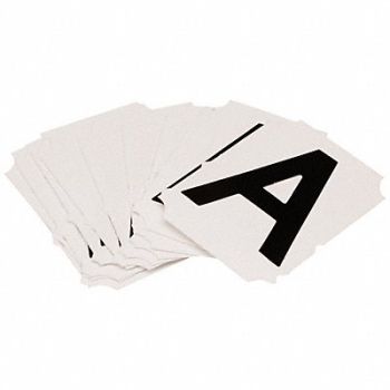 BRADY Numbers and Letters Labels PK 10, 800N80