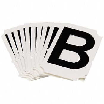 BRADY Numbers and Letters Labels PK 10, 800N82