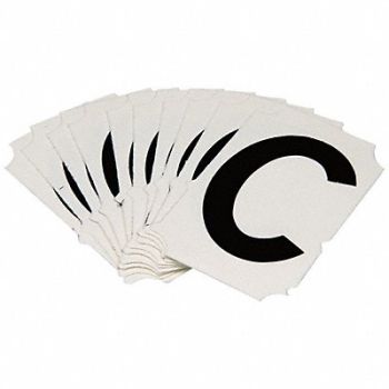 BRADY Numbers and Letters Labels PK 10, 800N83