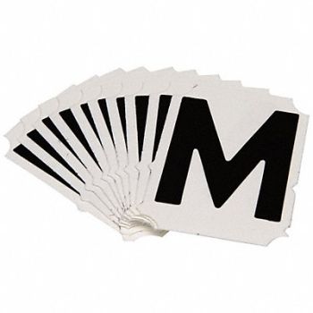 BRADY Numbers and Letters Labels PK 10, 800N93