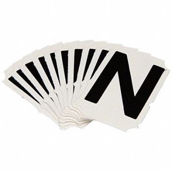 BRADY Numbers and Letters Labels PK 10, 800N94