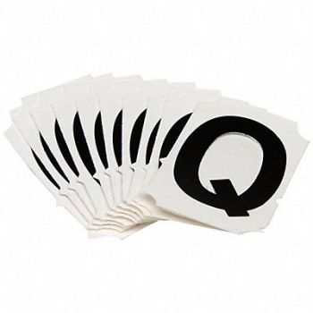 BRADY Numbers and Letters Labels PK 10, 800N98