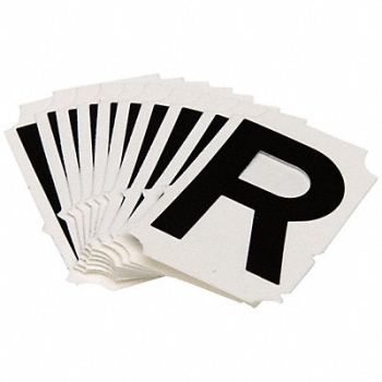 BRADY Numbers and Letters Labels PK 10, 800N99