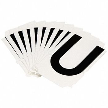 BRADY Numbers and Letters Labels PK 10, 800NA2