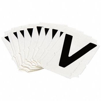 BRADY Numbers and Letters Labels PK 10, 800NA3