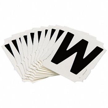 BRADY Numbers and Letters Labels PK 10, 800NA4