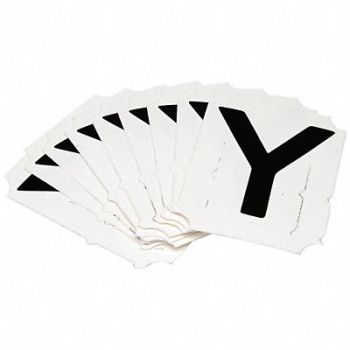 BRADY Numbers and Letters Labels PK 10, 800NA6