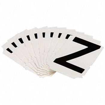 BRADY Numbers and Letters Labels PK 10, 800NA7
