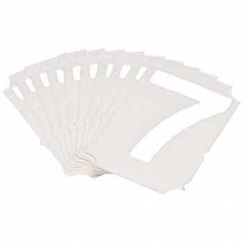 BRADY Numbers and Letters Labels PK 10, 800NC5