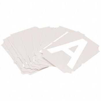 BRADY Numbers and Letters Labels PK 10, 800NC8